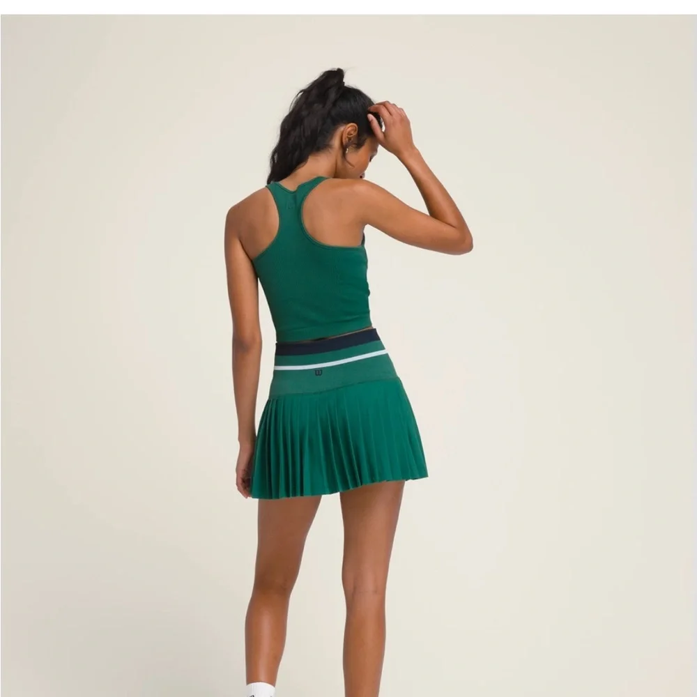 Wilson Green Pleated Women's Skirt - Picture 5 of 5